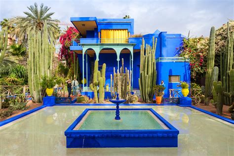 majorelle gardens marrakech morocco.